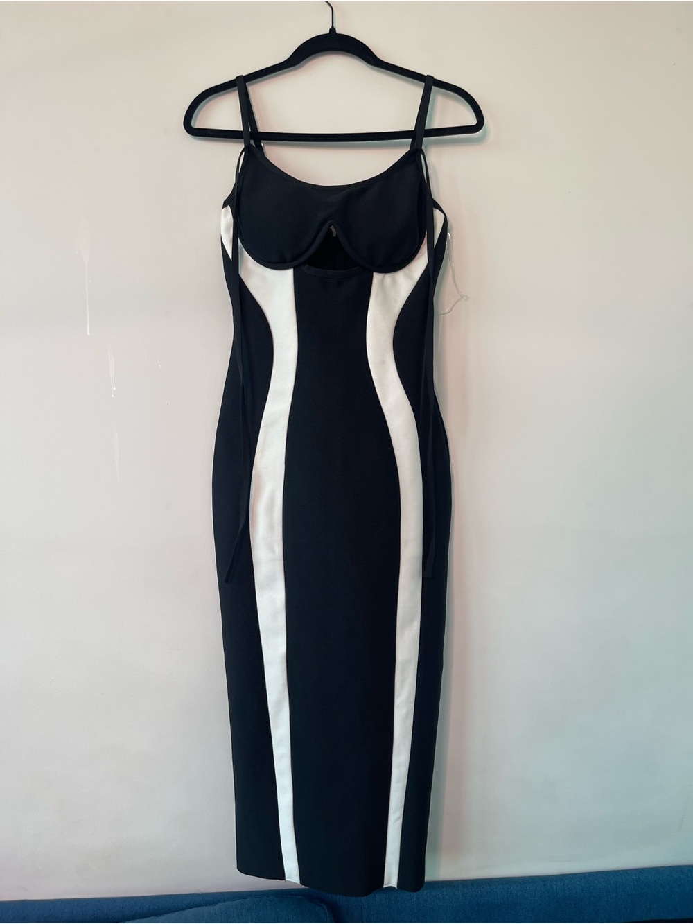 Fashion Nova “Nothing Personal” Bandage Midi Dress, S, NWT